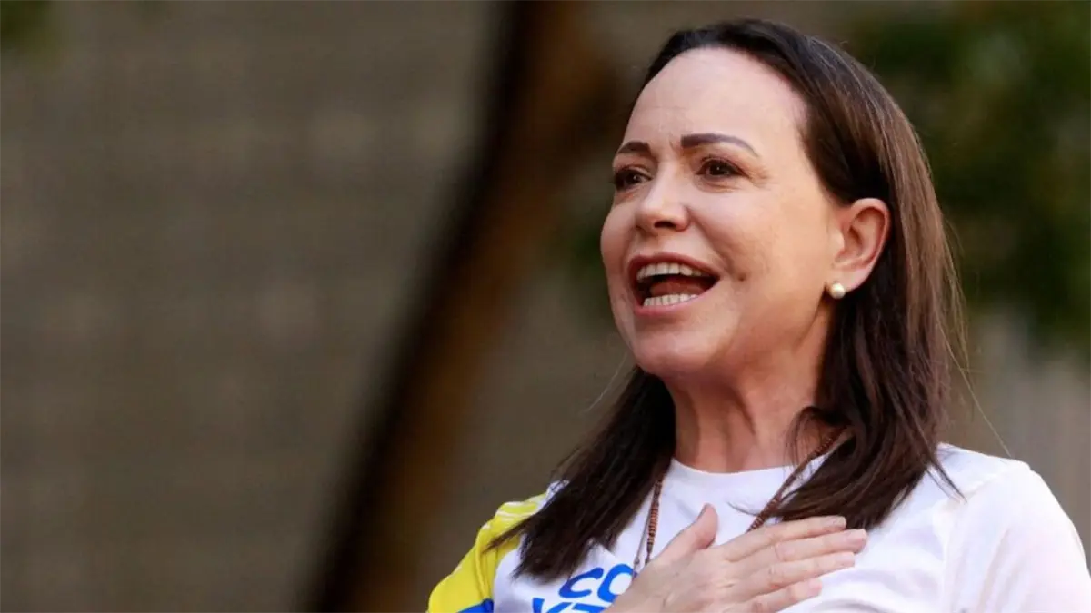 La líder opositora de Venezuela María Corina Machado.